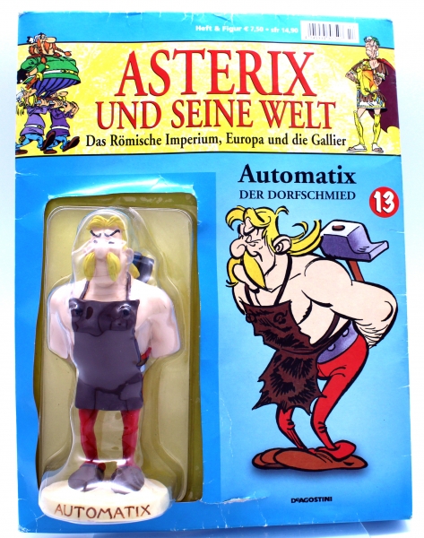 Asterix und seine Welt: Das Römische Imperium, Europa und die Gallier Skulpturen Sammler-Ausgabe Nr.13 : Automatix - Der Dorfschmied